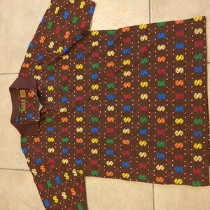 DGS Desert Guerilla Squad Jeans Company $ Sign Polo Shirt Size Large